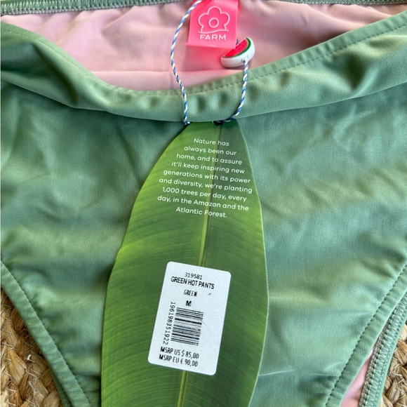 FARM Rio Olive Bikini Bottom - Picture 2 of 2
